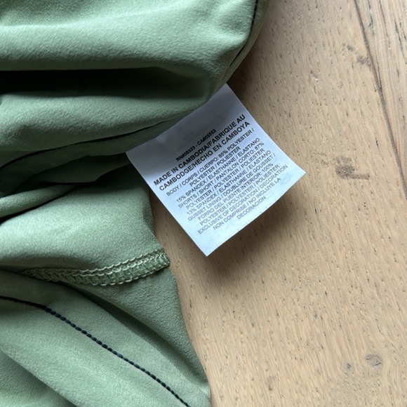 Nike Golf Dri-Fit Olive Green Skort - Picture 6 of 6